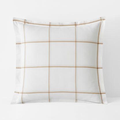 Tailored Stripes and Plaids Classic Cool Cotton Percale Sham