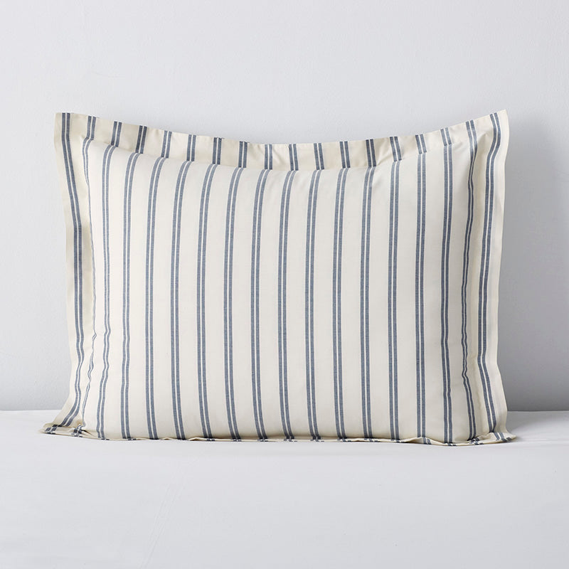 Tailored Stripes and Plaids Classic Cool Cotton Percale Sham