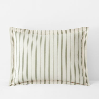 Tailored Stripes and Plaids Classic Cool Cotton Percale Sham