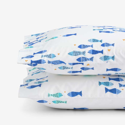 Summer Prints Classic Cool Cotton Percale Pillowcase Set