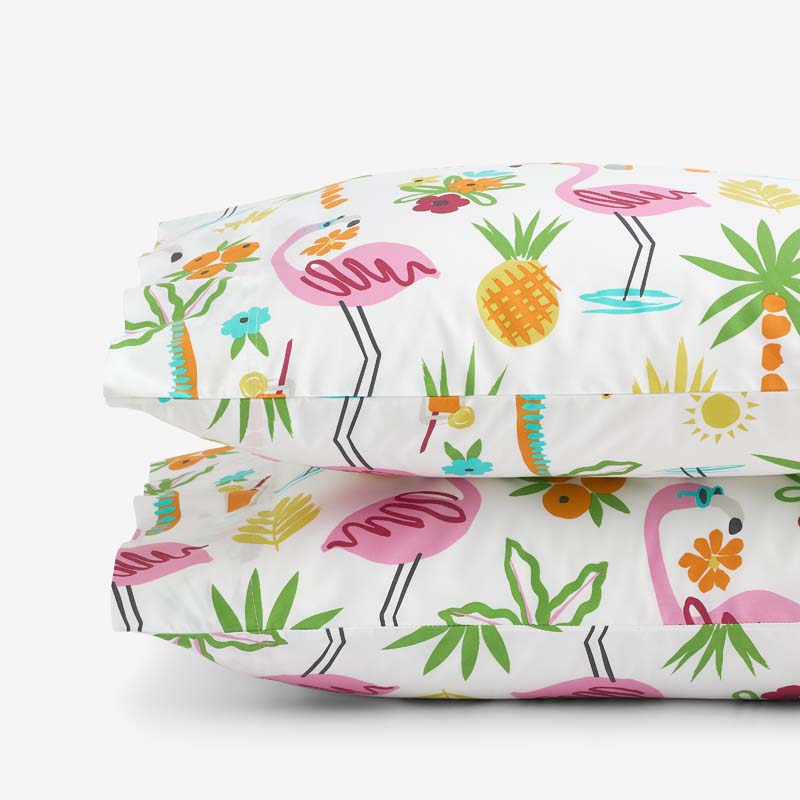 Summer Prints Classic Cool Cotton Percale Pillowcase Set