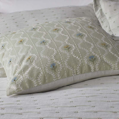 Tira Mini Floral Decorative Square Pillow Cover