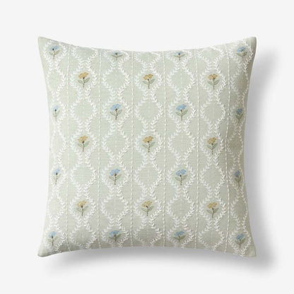 Tira Mini Floral Decorative Square Pillow Cover
