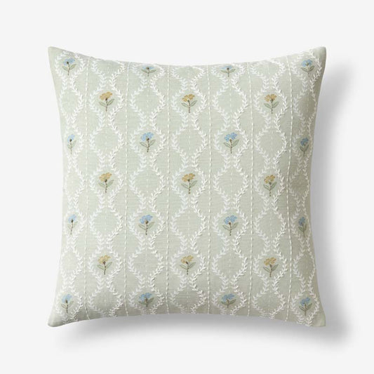 Tira Mini Floral Decorative Square Pillow Cover