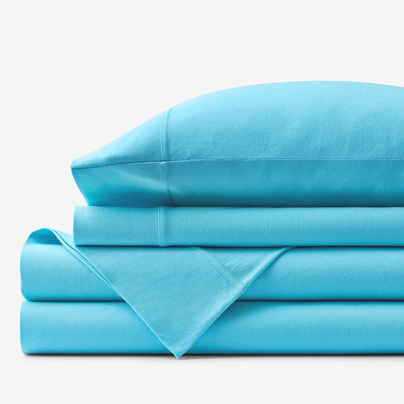 T-Shirt Soft Jersey Knit Bed Sheet Set
