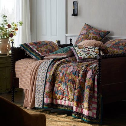 Seraphina Garment Washed Cotton Percale Bed Sheet Set