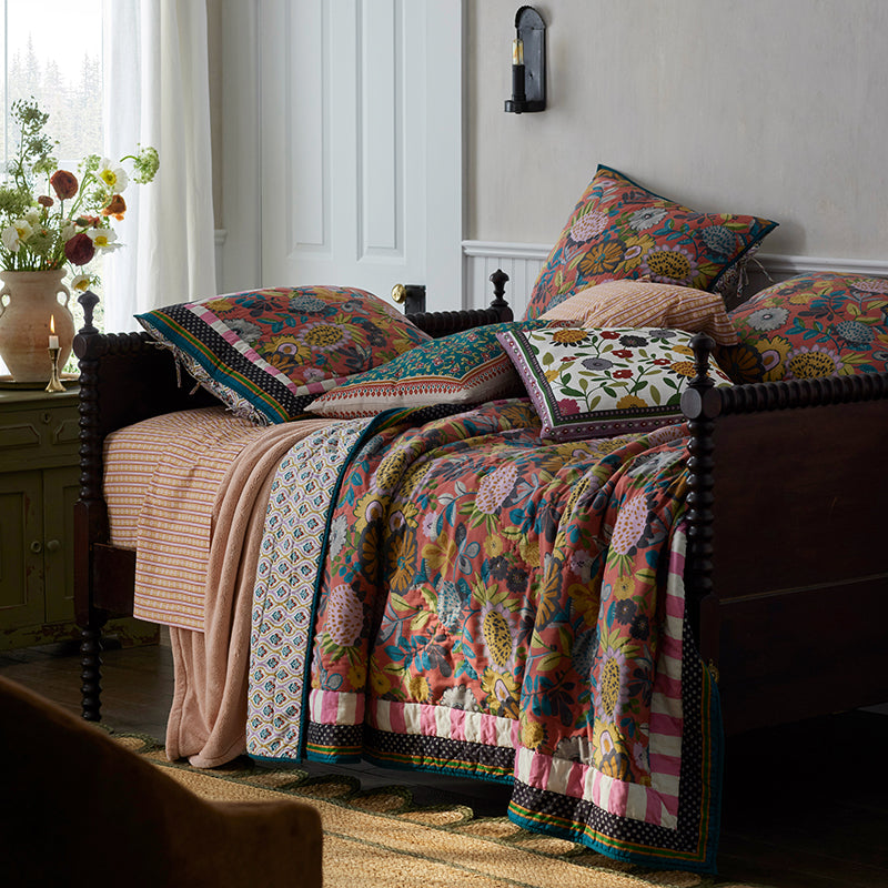Seraphina Garment Washed Cotton Percale Pillowcase Set