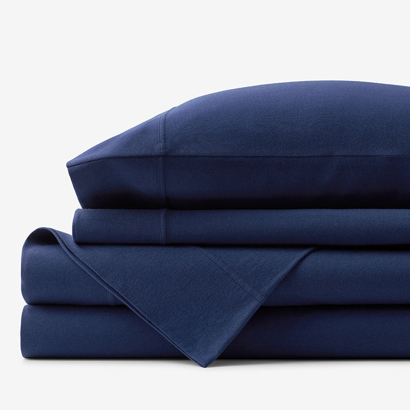 T-Shirt Soft Jersey Knit Bed Sheet Set