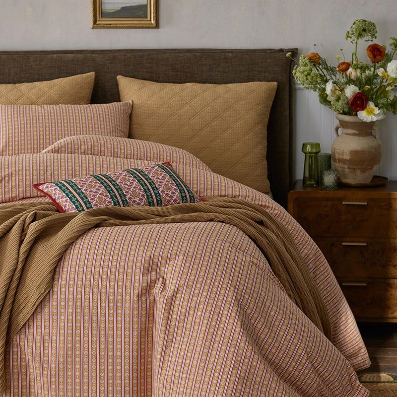 Seraphina Garment Washed Cotton Percale Pillowcase Set