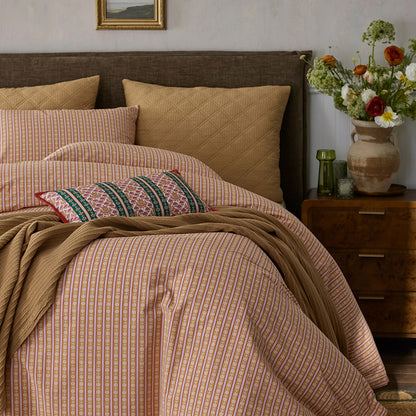 Seraphina Garment Washed Cotton Percale Pillowcase Set