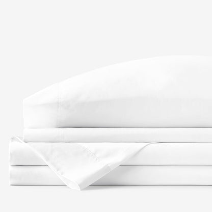 Classic Smooth Cotton Wrinkle-Free Sateen Bed Sheet Set