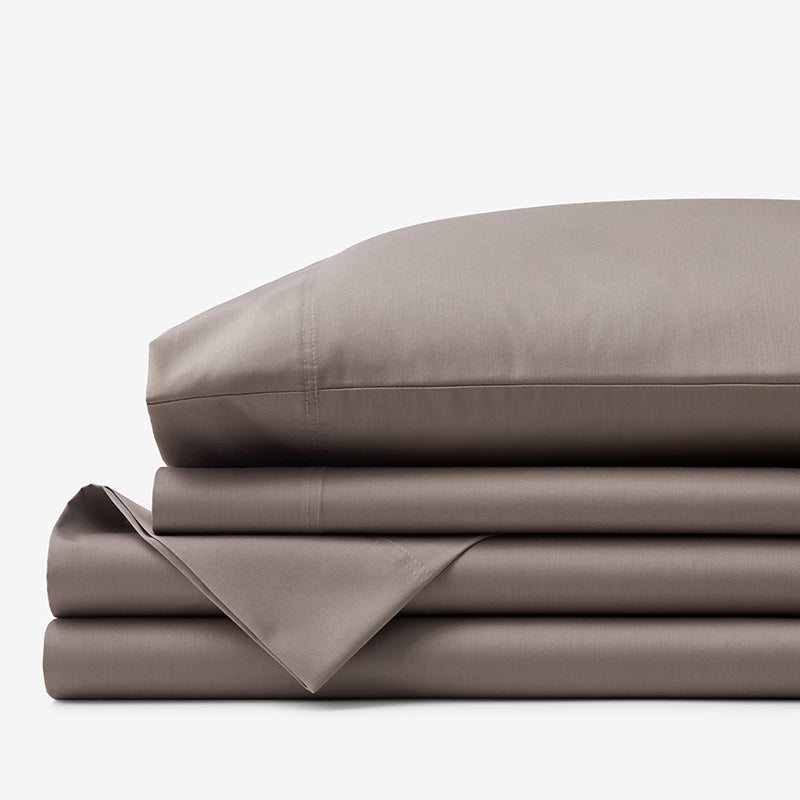 Classic Smooth Cotton Wrinkle-Free Sateen Bed Sheet Set