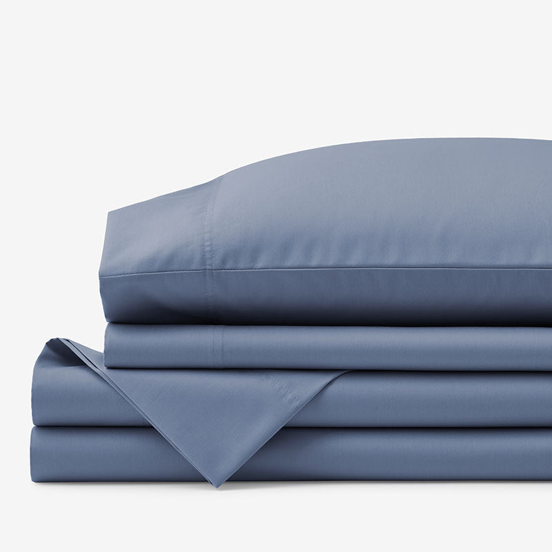 Classic Smooth Cotton Wrinkle-Free Sateen Bed Sheet Set