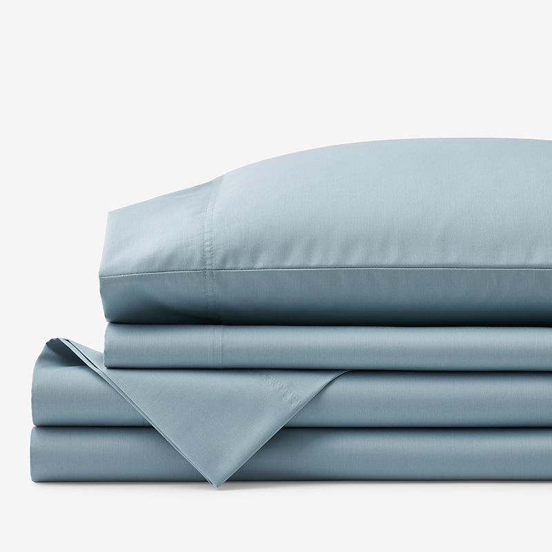 Classic Smooth Cotton Wrinkle-Free Sateen Bed Sheet Set