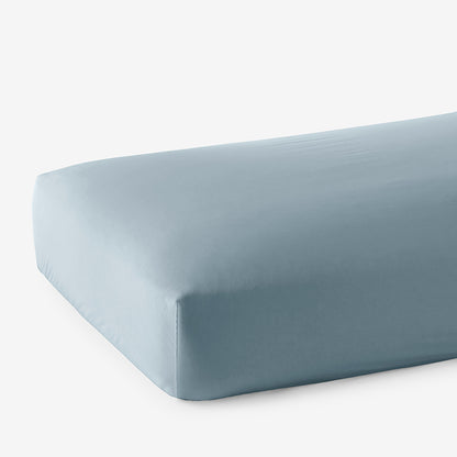 Classic Smooth Cotton Wrinkle-Free Sateen Fitted Bed Sheet