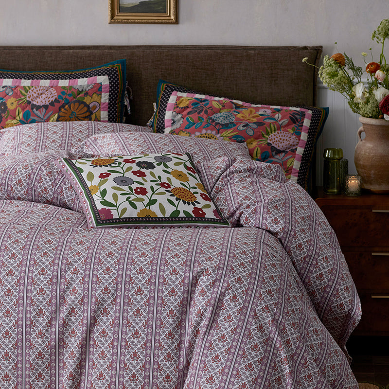 Seraphina Garment Washed Cotton Percale Bed Sheet Set