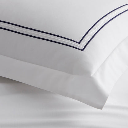 Dorset Stripe Luxe Smooth Egyptian Cotton Sateen Bed Sheet Set
