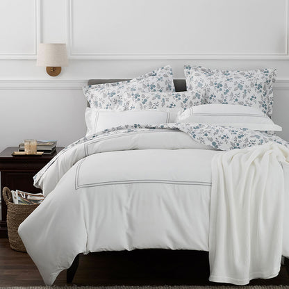 Dorset Stripe Luxe Smooth Egyptian Cotton Sateen Pillowcase Set