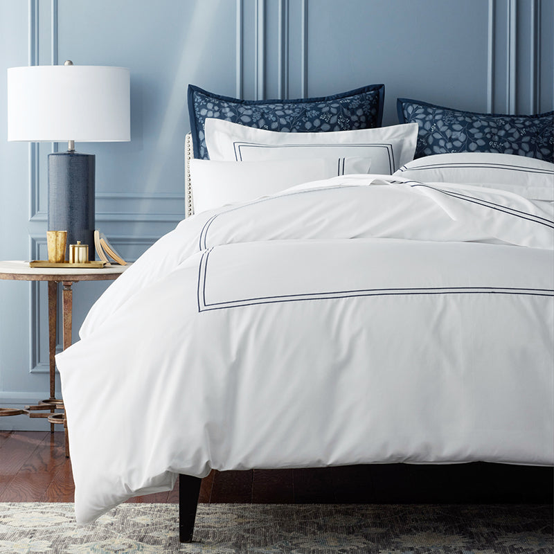 Dorset Stripe Luxe Smooth Egyptian Cotton Sateen Pillowcase Set
