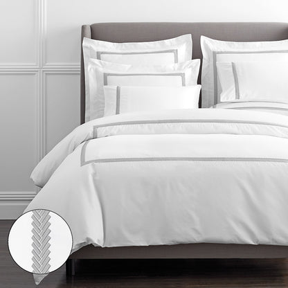 Hewett Luxe Smooth Egyptian Cotton Sateen Duvet Cover