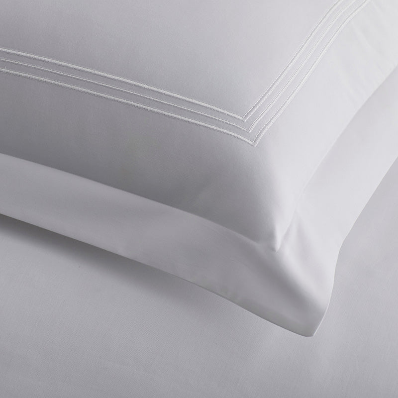 Dorset Stripe Luxe Smooth Egyptian Cotton Sateen Duvet Cover