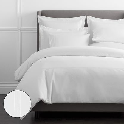 Dorset Stripe Luxe Smooth Egyptian Cotton Sateen Duvet Cover