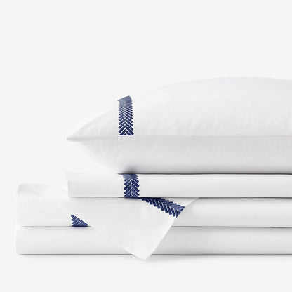 Hewett Luxe Smooth Egyptian Cotton Sateen Bed Sheet Set