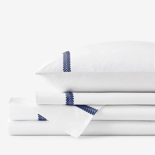 Hewett Luxe Smooth Egyptian Cotton Sateen Bed Sheet Set