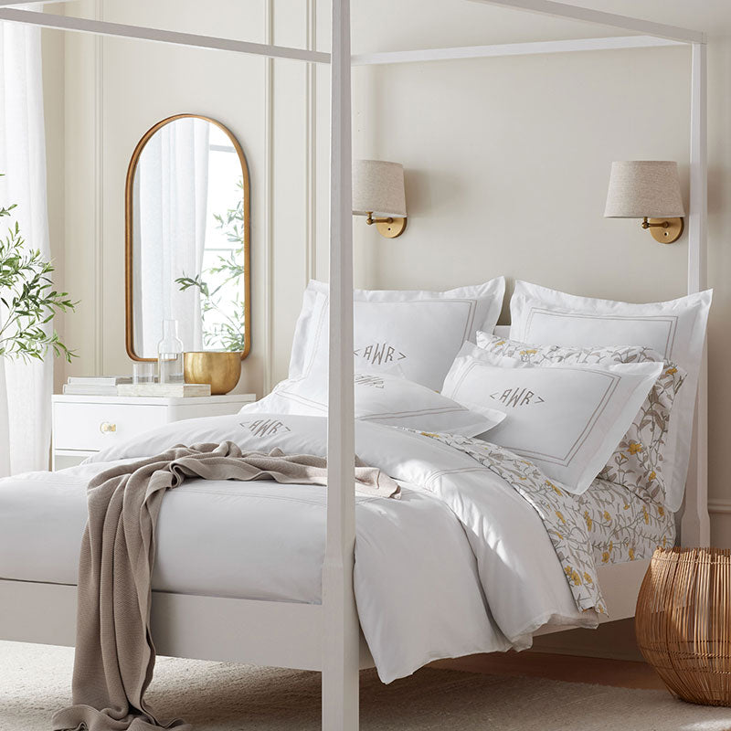 Dorset Stripe Luxe Smooth Egyptian Cotton Sateen Duvet Cover