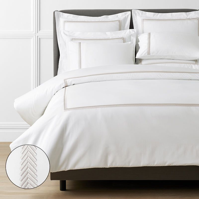 Hewett Luxe Smooth Egyptian Cotton Sateen Duvet Cover