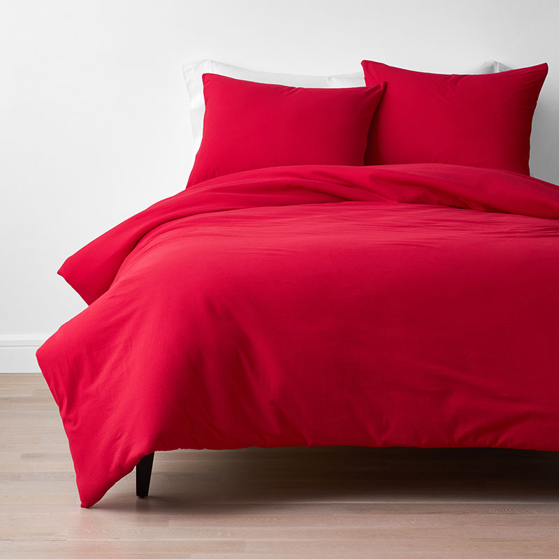 T-Shirt Soft Jersey Knit Duvet Cover Set