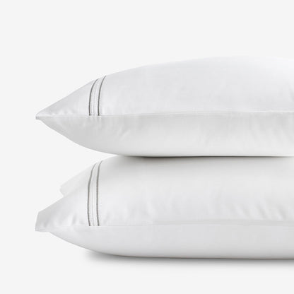 Dorset Stripe Luxe Smooth Egyptian Cotton Sateen Pillowcase Set