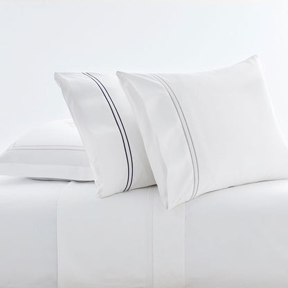 Dorset Stripe Luxe Smooth Egyptian Cotton Sateen Pillowcase Set