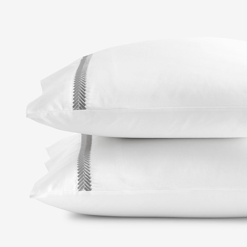 Hewett Luxe Smooth Egyptian Cotton Sateen Pillowcase Set