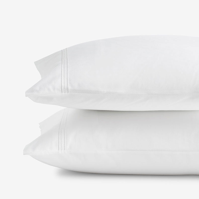 Dorset Stripe Luxe Smooth Egyptian Cotton Sateen Pillowcase Set