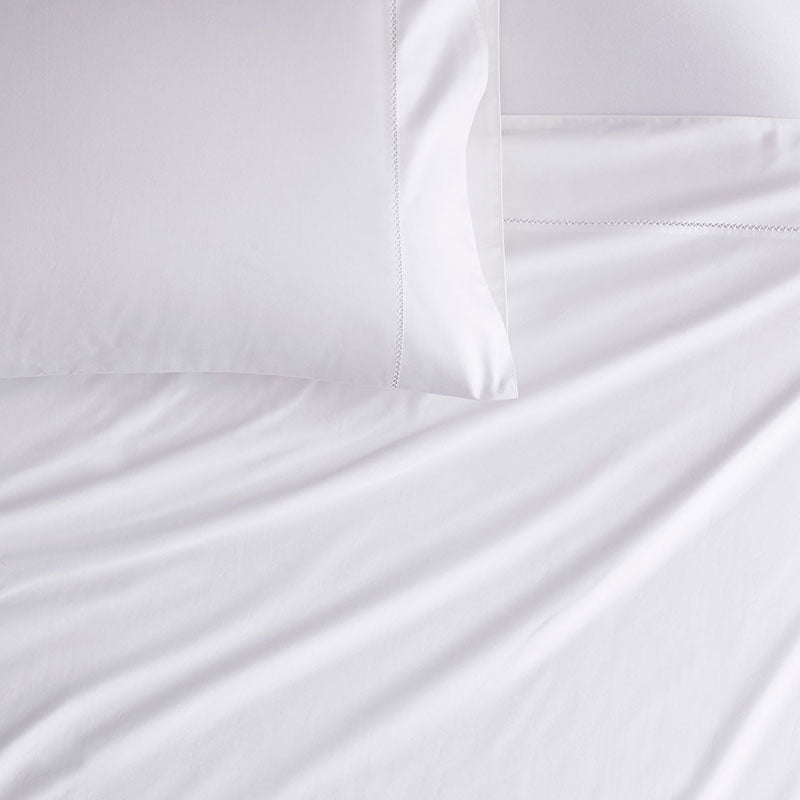 Premium Smooth Organic Cotton Sateen Flat Bed Sheet