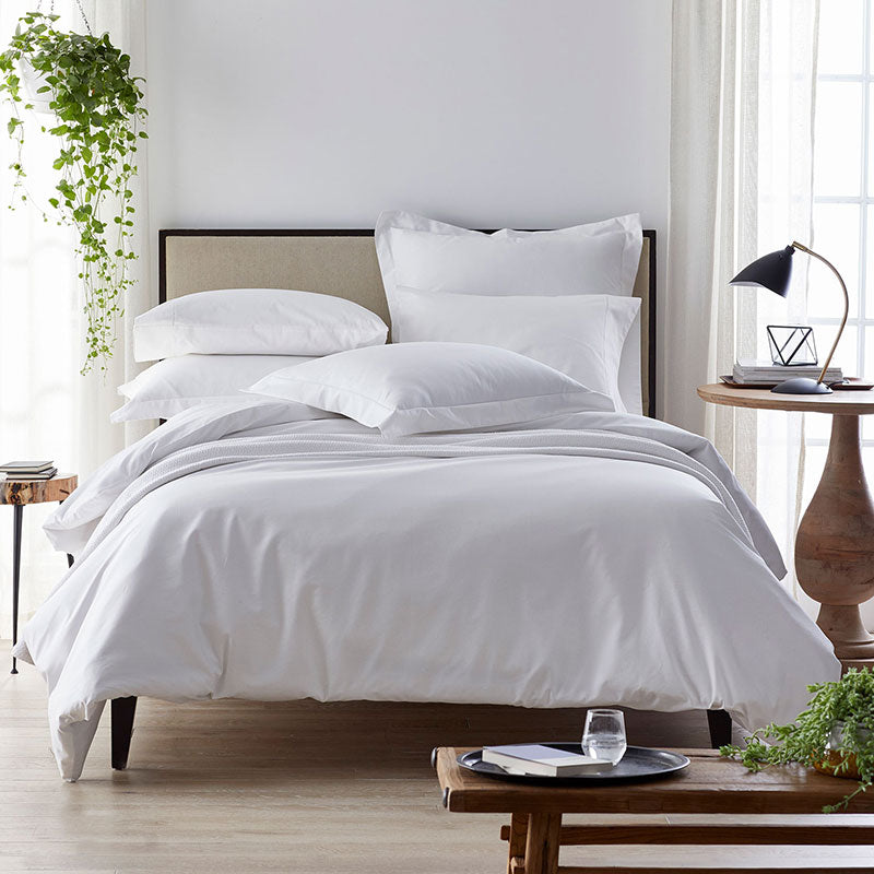 Premium Smooth Organic Cotton Sateen Fitted Bed Sheet