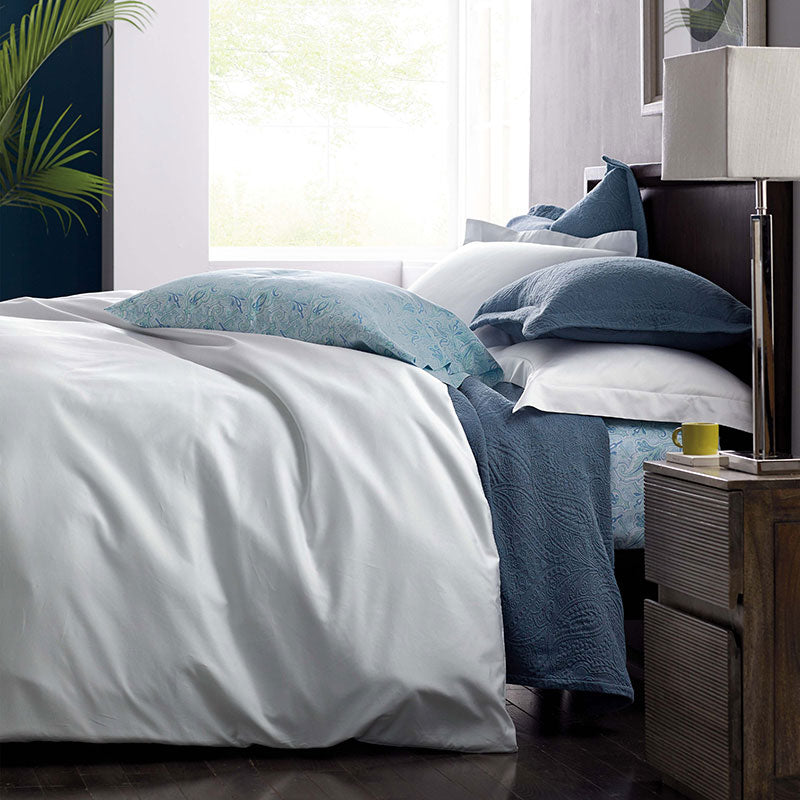 Luxe Smooth Egyptian Cotton Sateen Duvet Cover