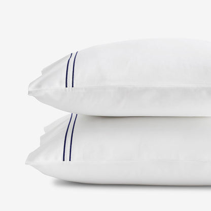 Dorset Stripe Luxe Smooth Egyptian Cotton Sateen Pillowcase Set