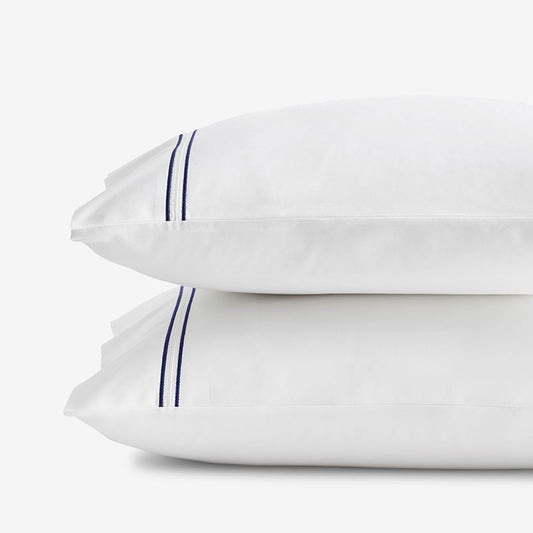 Dorset Stripe Luxe Smooth Egyptian Cotton Sateen Pillowcase Set