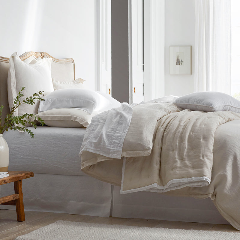 Premium Breathable Relaxed Linen Solid Duvet Cover
