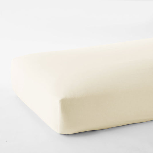 Premium Smooth Organic Cotton Sateen Fitted Bed Sheet