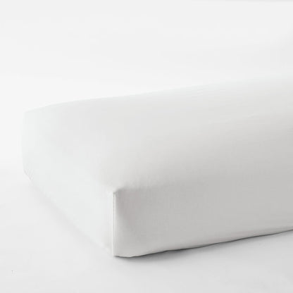 Premium Smooth Organic Cotton Sateen Fitted Bed Sheet