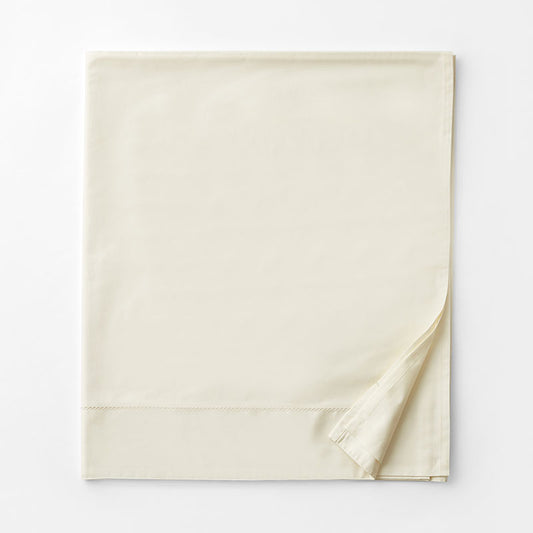 Premium Smooth Organic Cotton Sateen Flat Bed Sheet