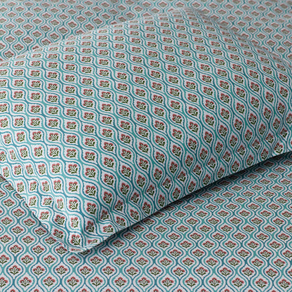 Seraphina Garment Washed Cotton Percale Duvet Cover Set