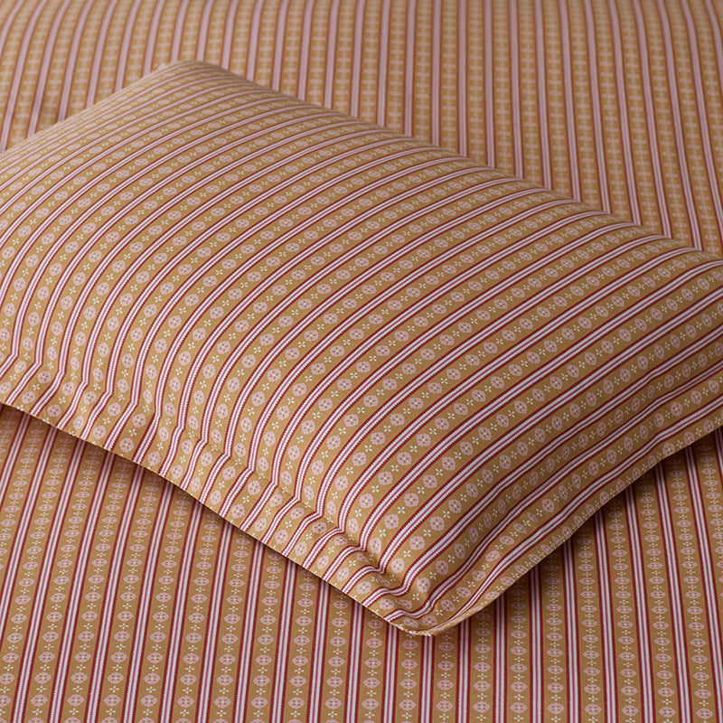 Seraphina Garment Washed Cotton Percale Duvet Cover Set