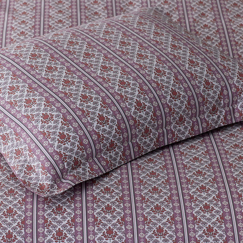 Seraphina Garment Washed Cotton Percale Duvet Cover Set