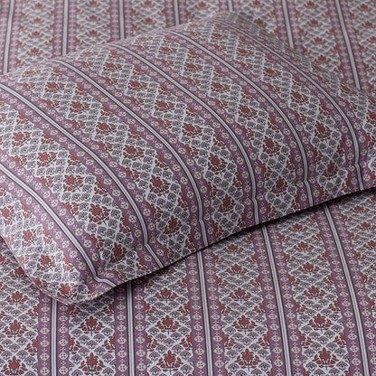 Seraphina Garment Washed Cotton Percale Duvet Cover Set