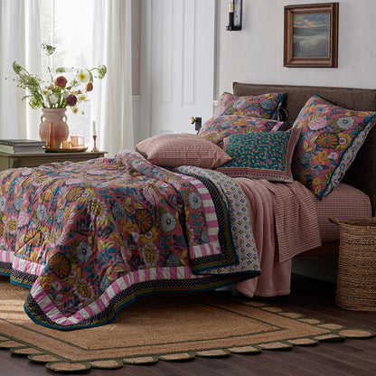 Vintage Wildflower Reversible Quilt