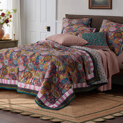 Vintage Wildflower Reversible Quilt